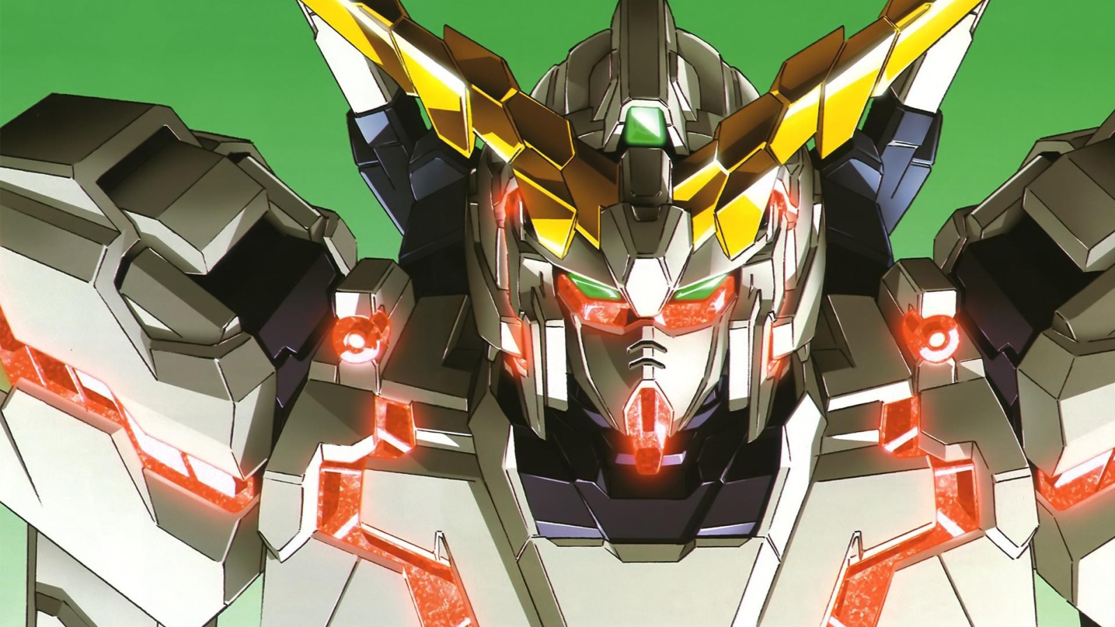 Робот из мультфильма Mobile Suit Gundam Unicorn