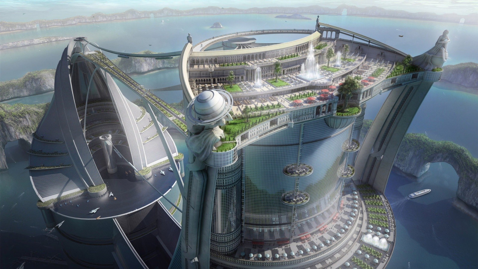 Фантастический эко город