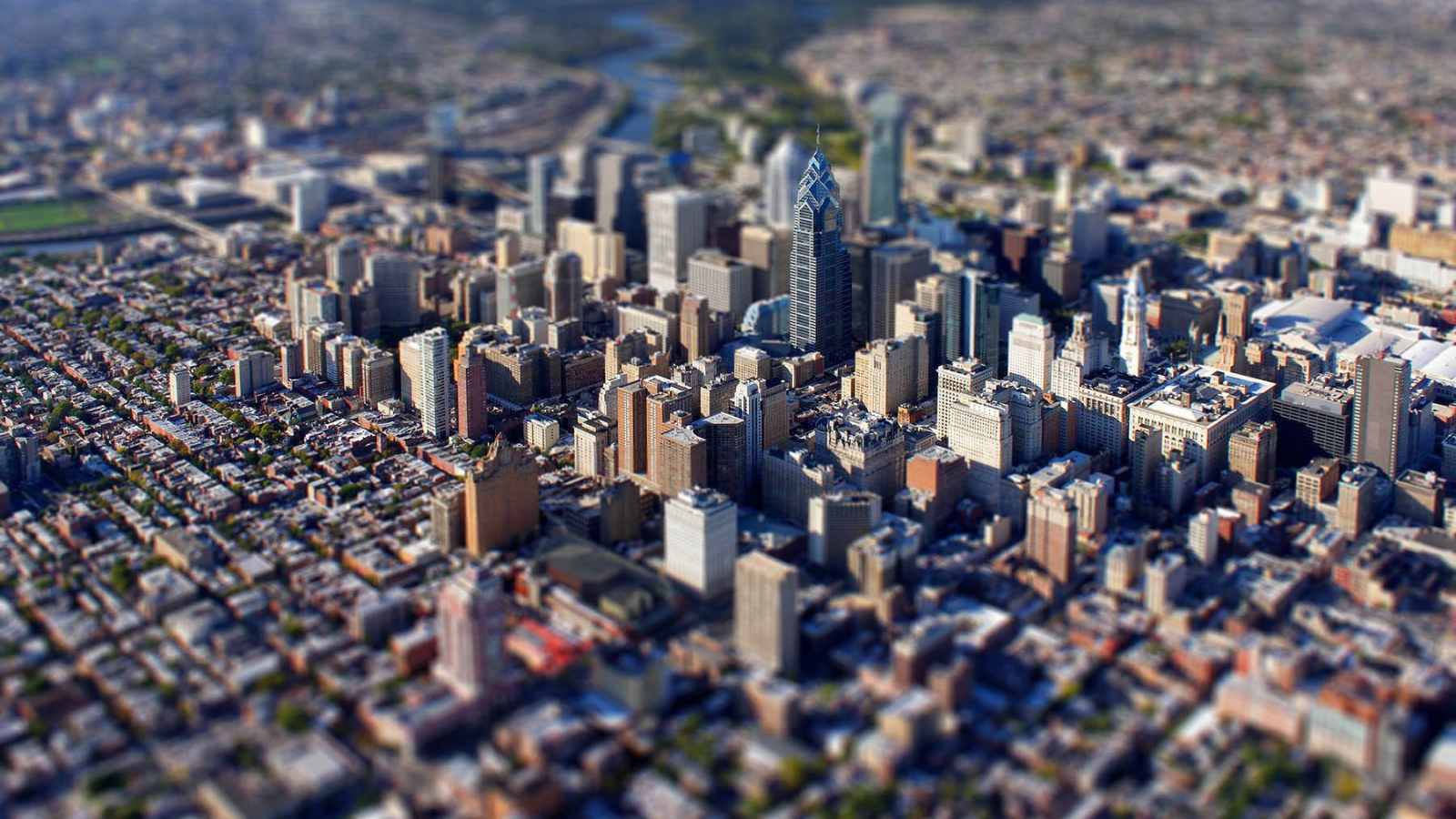 Панорама города Филадельфия