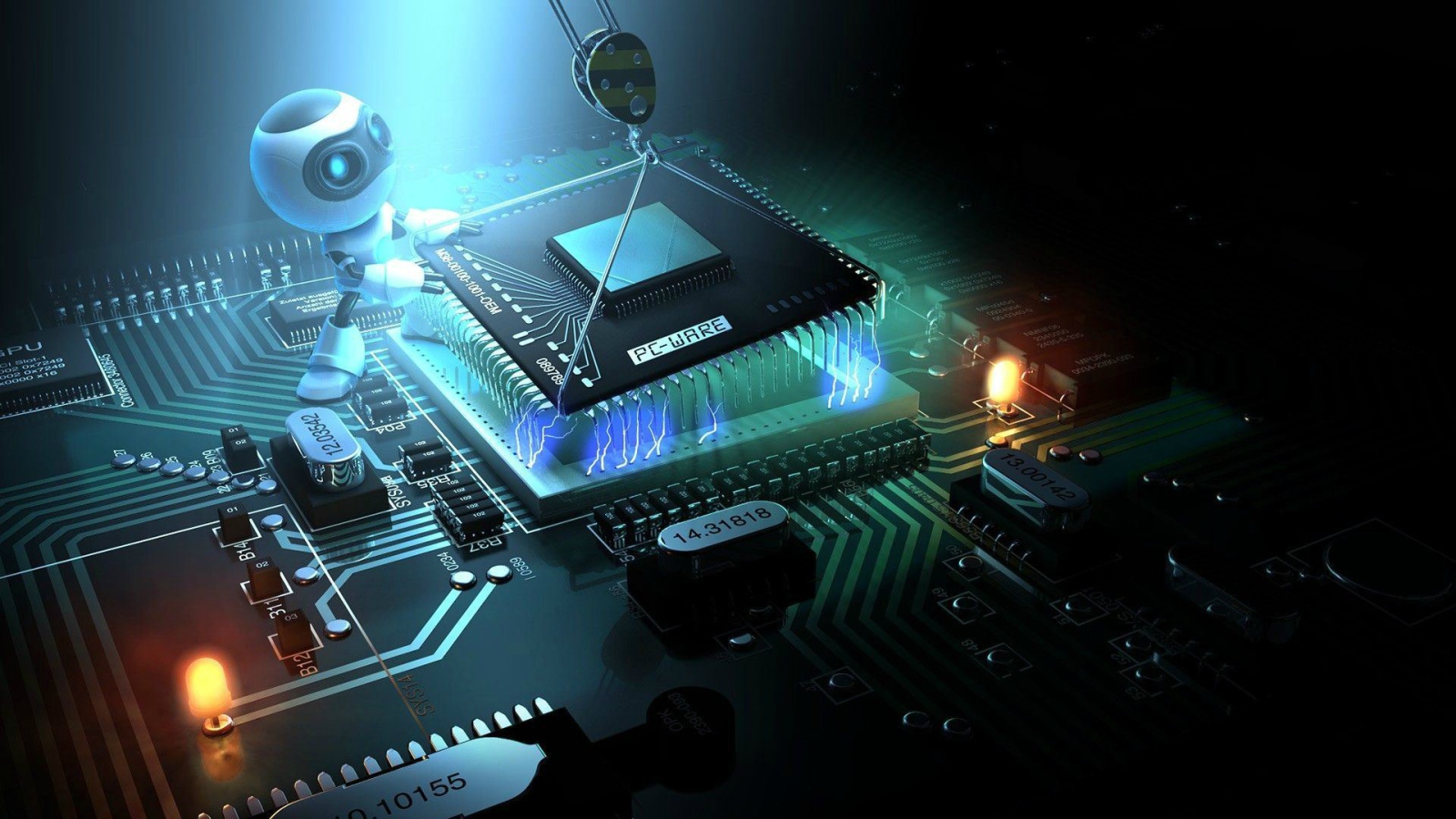 Установка компьютерного чипа