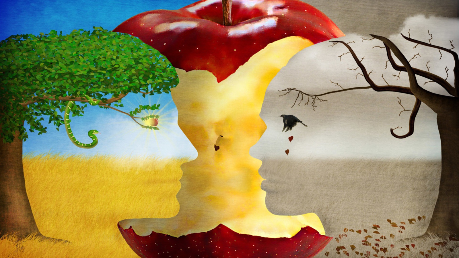 Огрызок яблока между жизнью и запустением