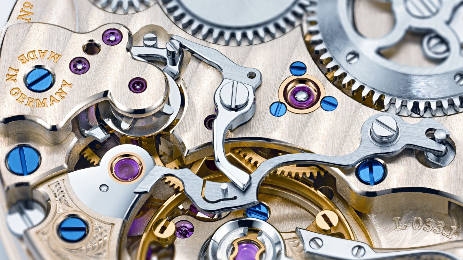 Элементы механизма дорогих часов