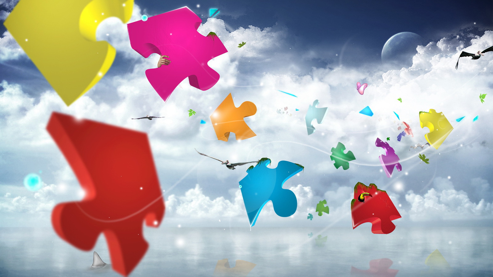 Летающие пазлы