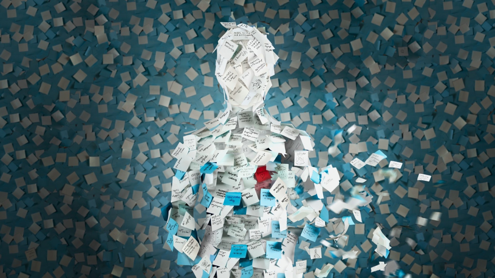 Человек из стикеров