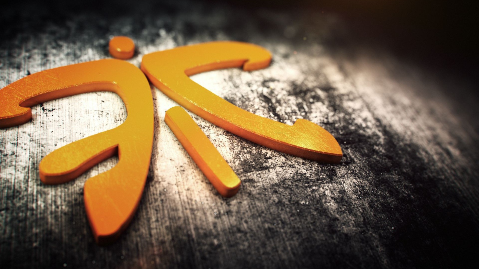 Оранжевый иероглиф фигурка