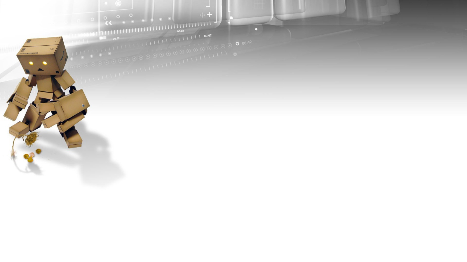 Робот из картона Дандо