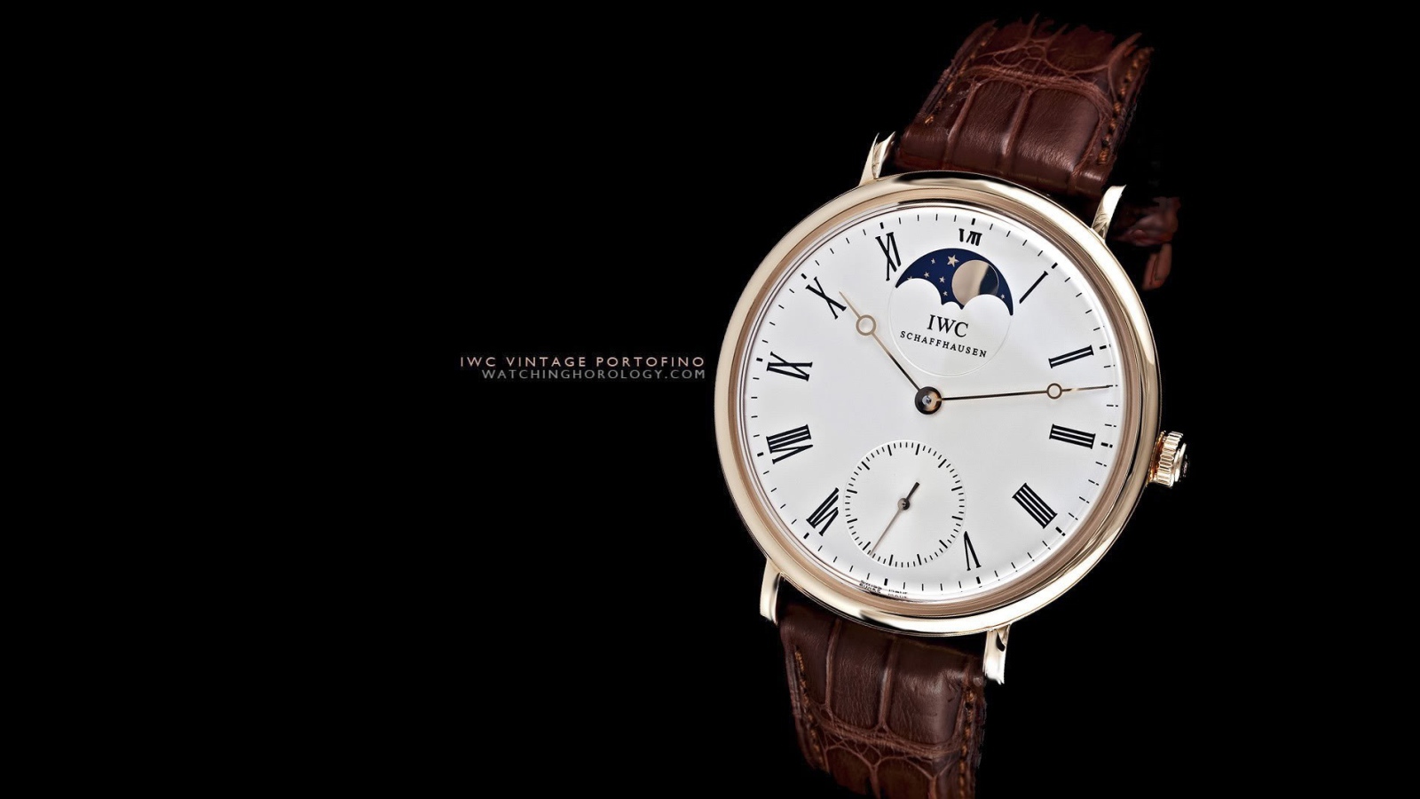 Стильные часы с коричневым кожаным ремешком