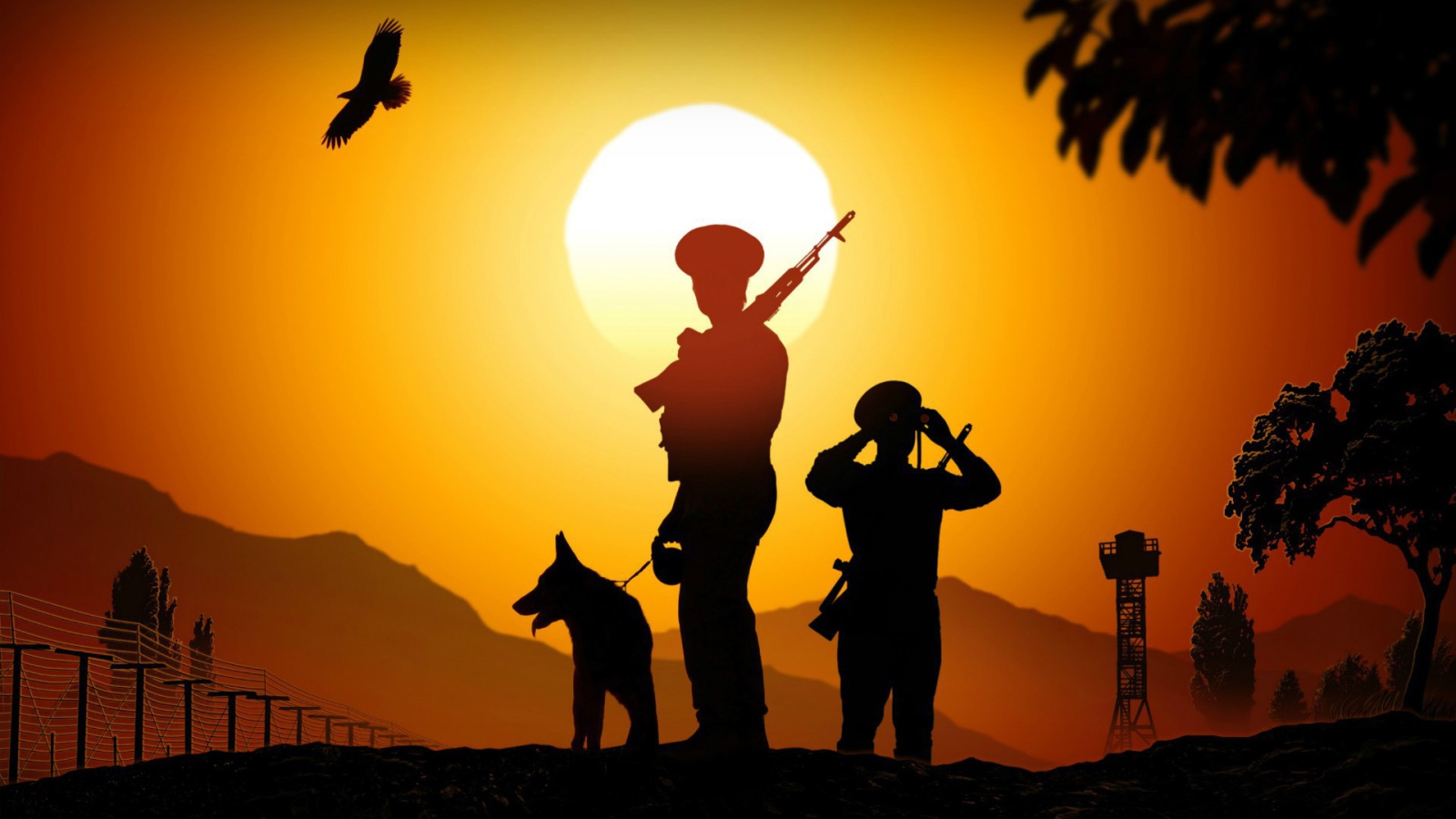 Граница на замке