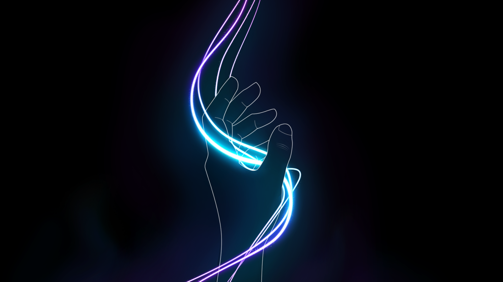 Линия света в руке