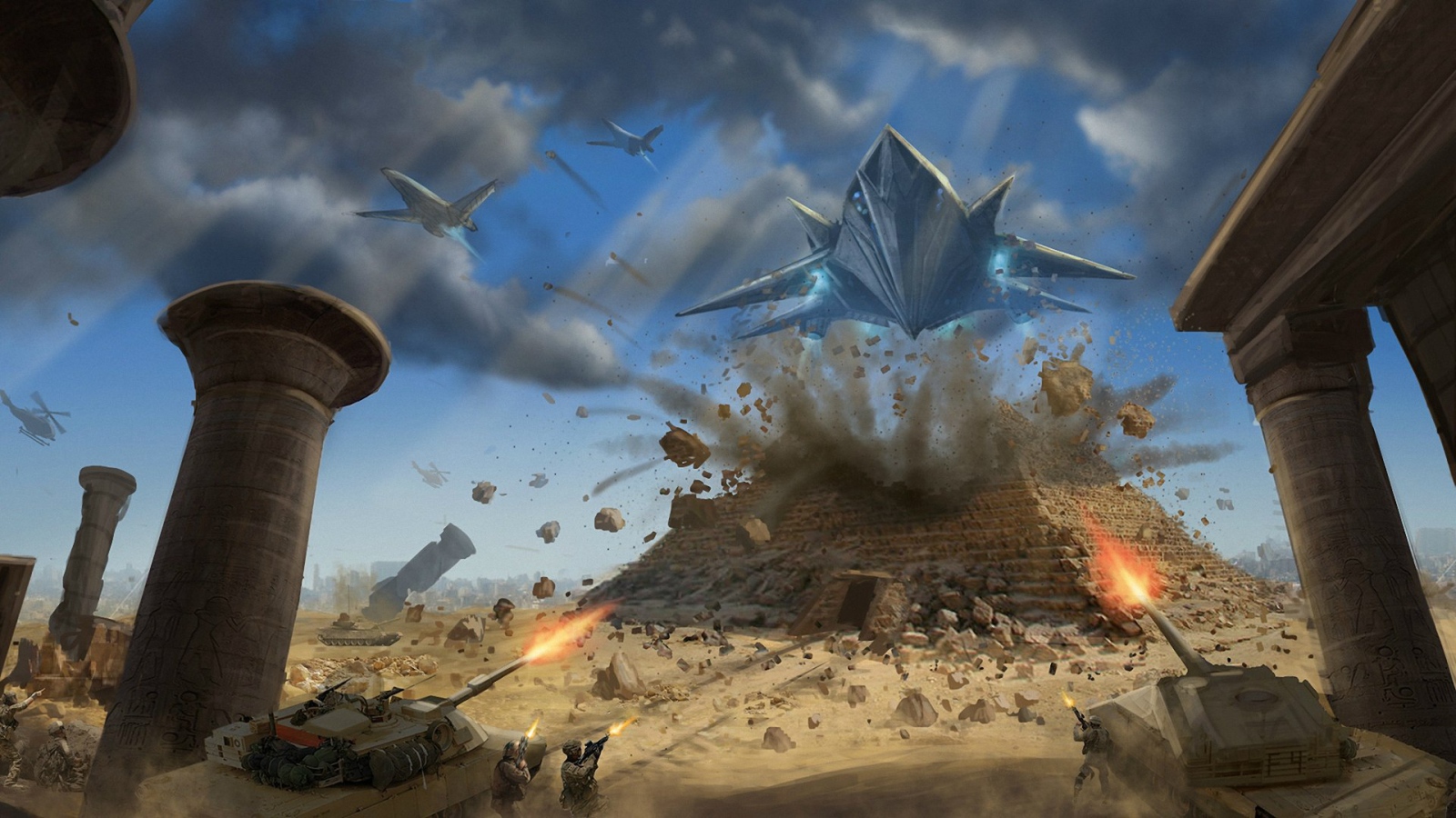 Битва за пирамиды