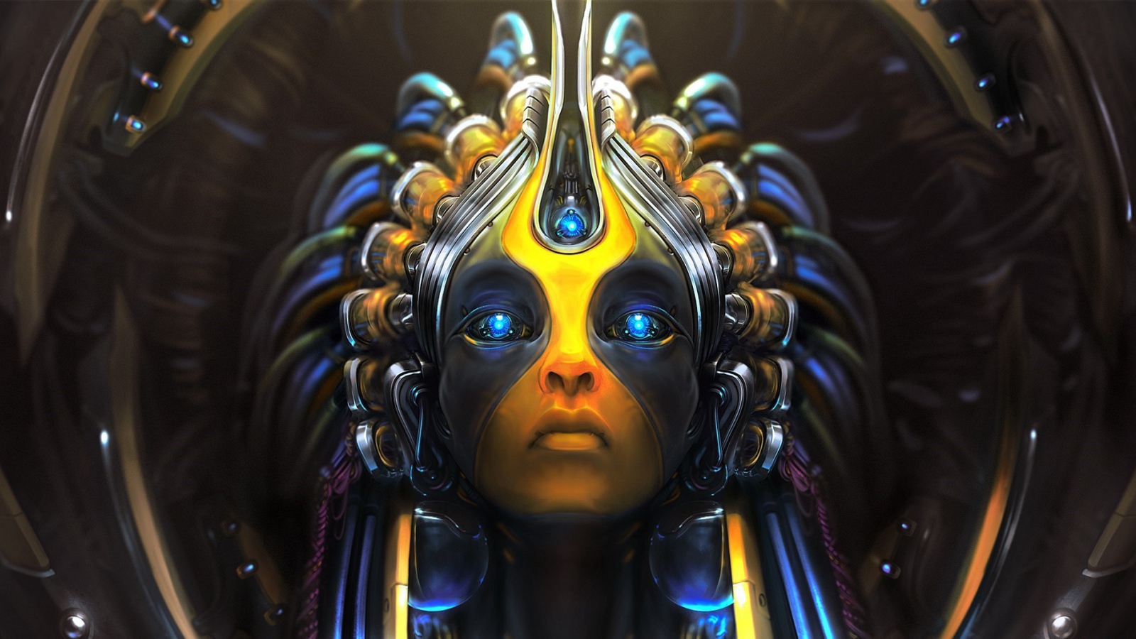 Голубые глаза богини