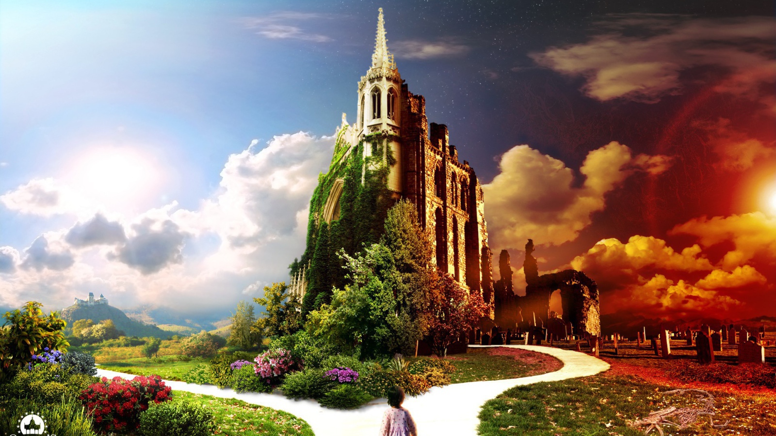 Замок между жизнью и увяданием