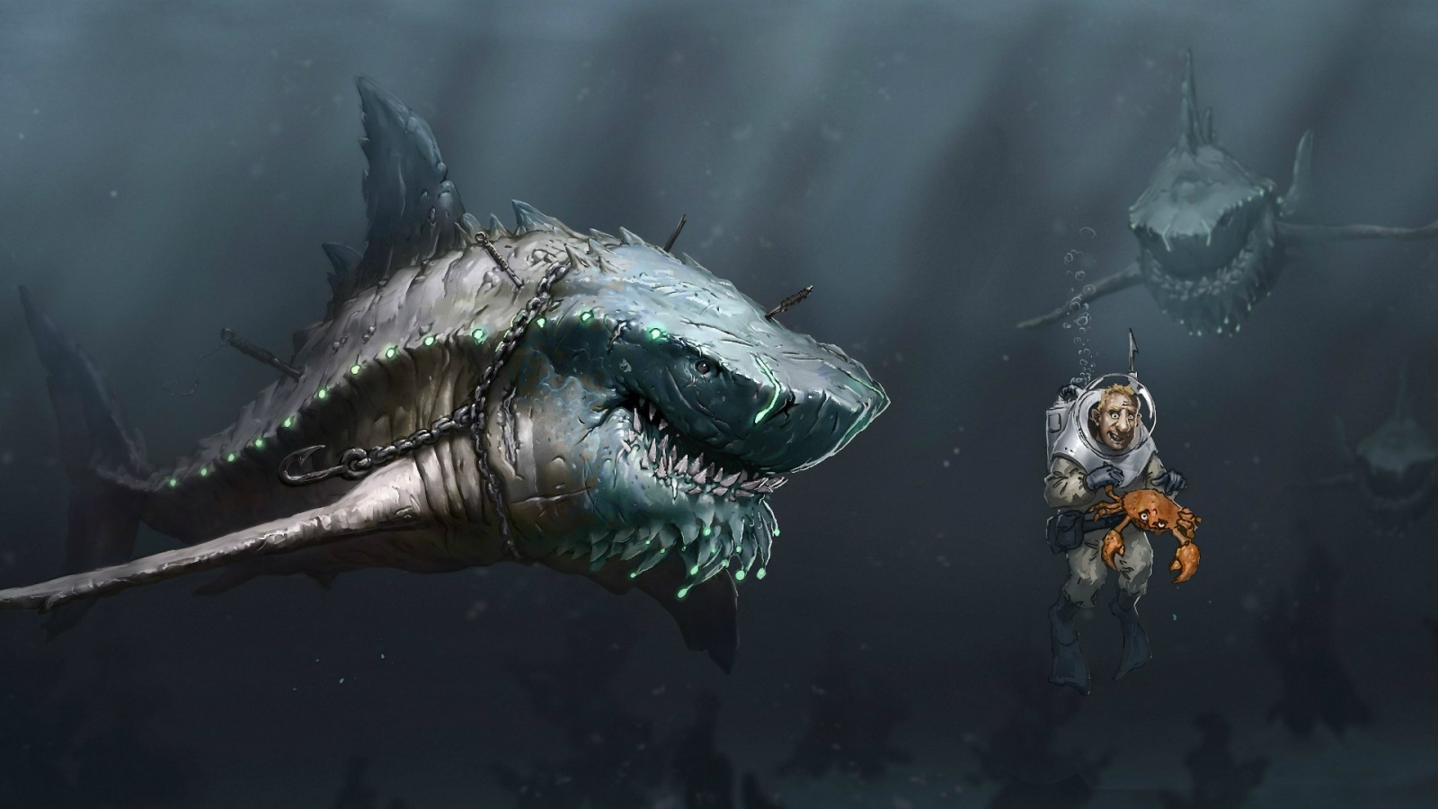 У краба мощная охрана