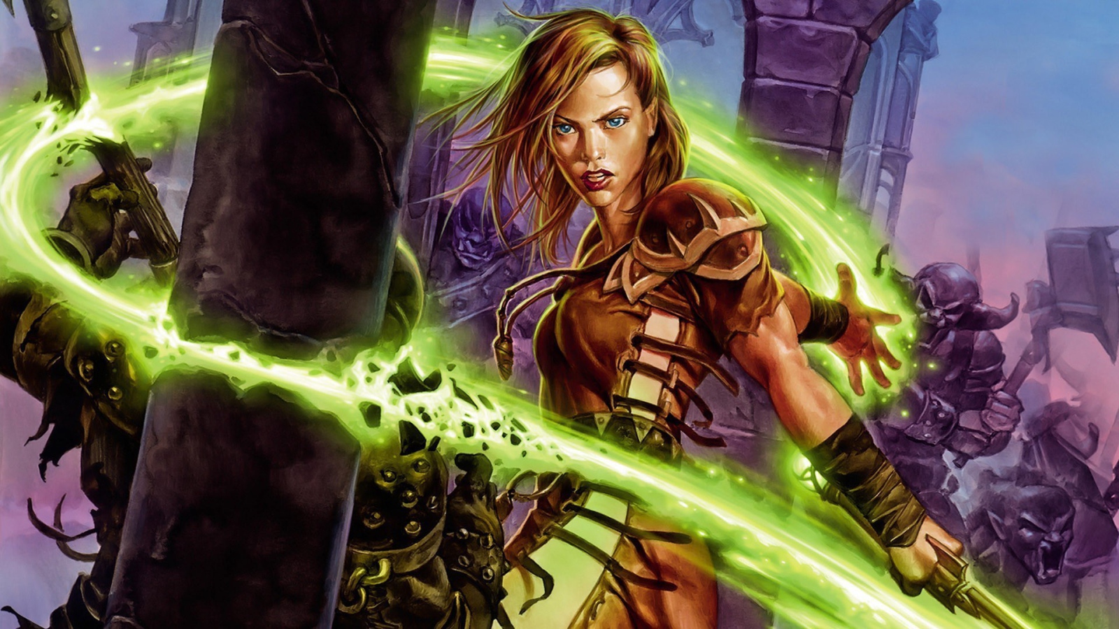 Девушка воин маг