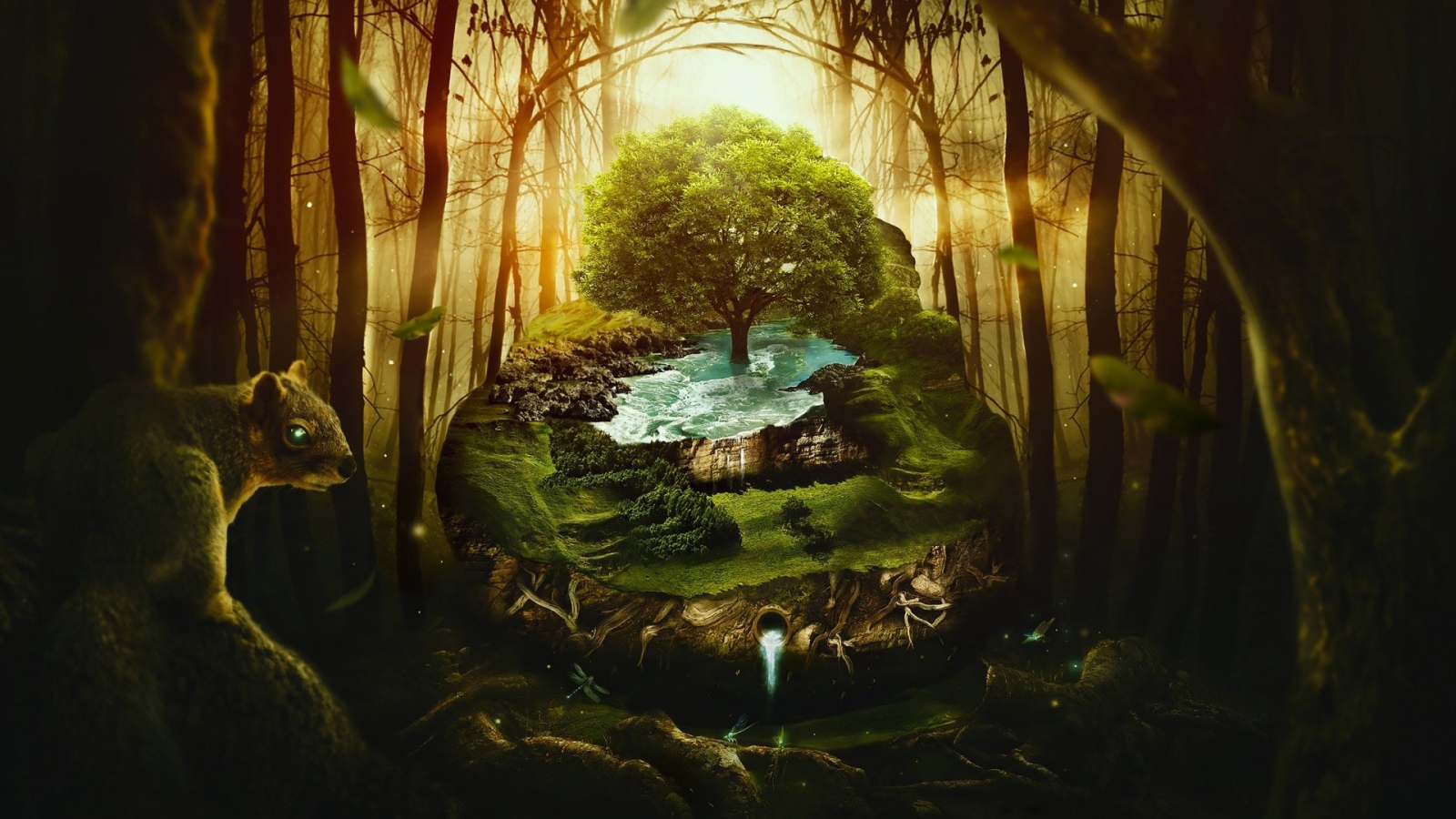 Затерянный мир в джунглях