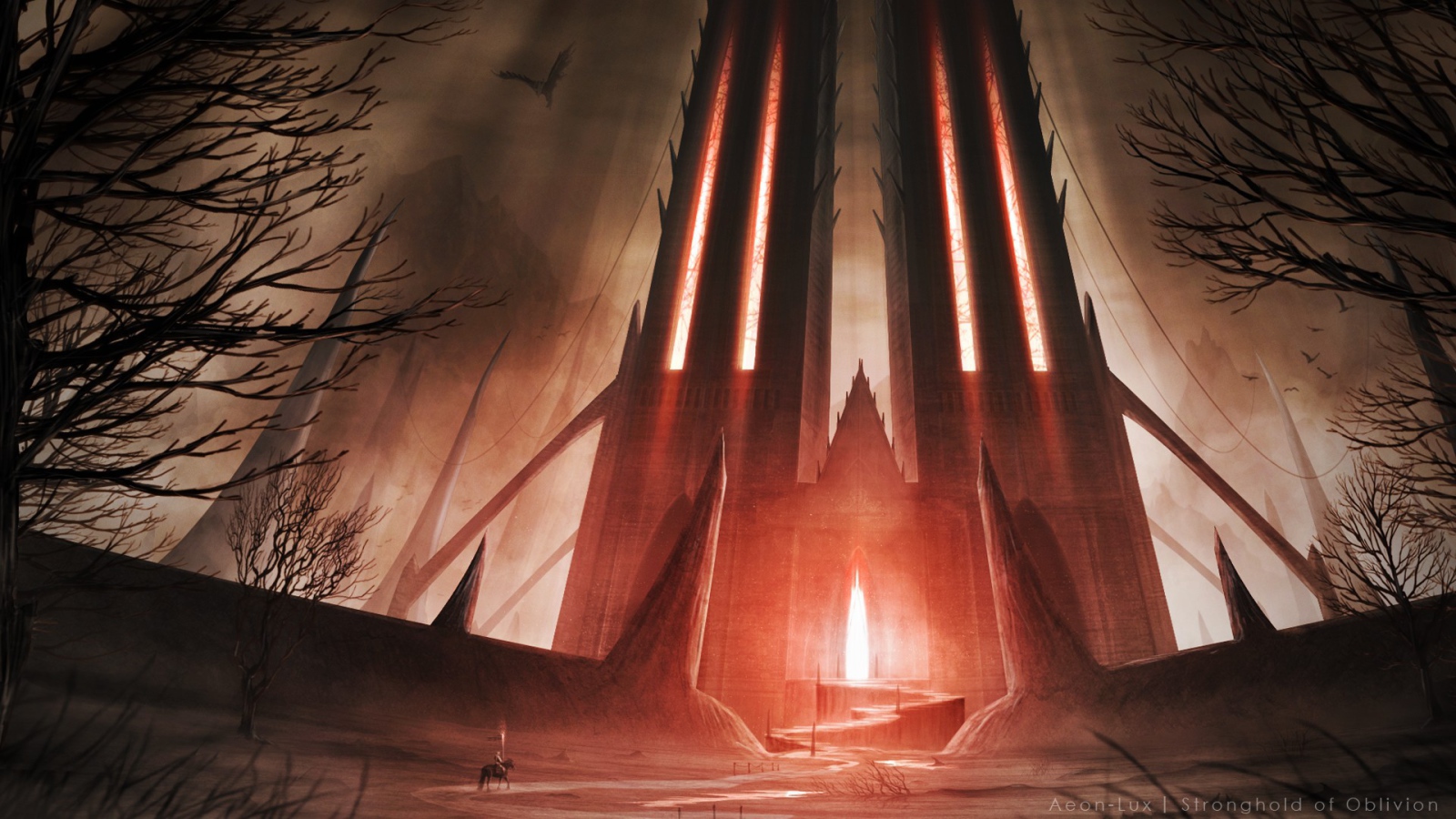 Величественный храм, фэнтези