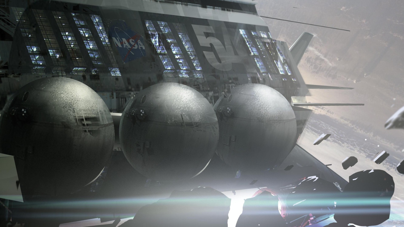 Космический корабль НАСА в будущем