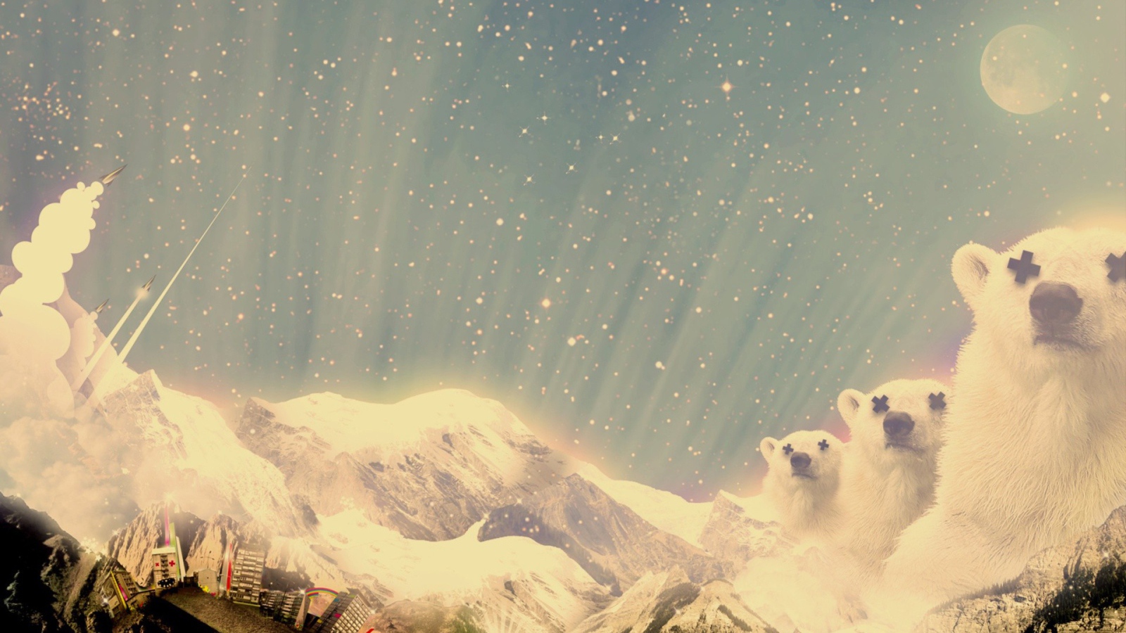 Полярные медведи горы