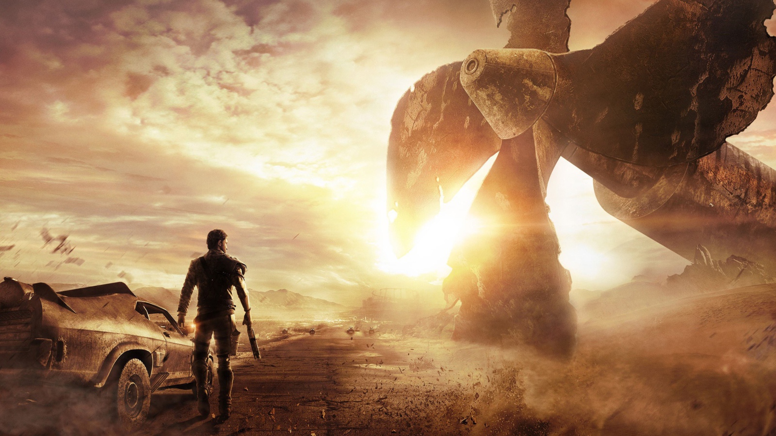 Сталкер на дне высохшего моря