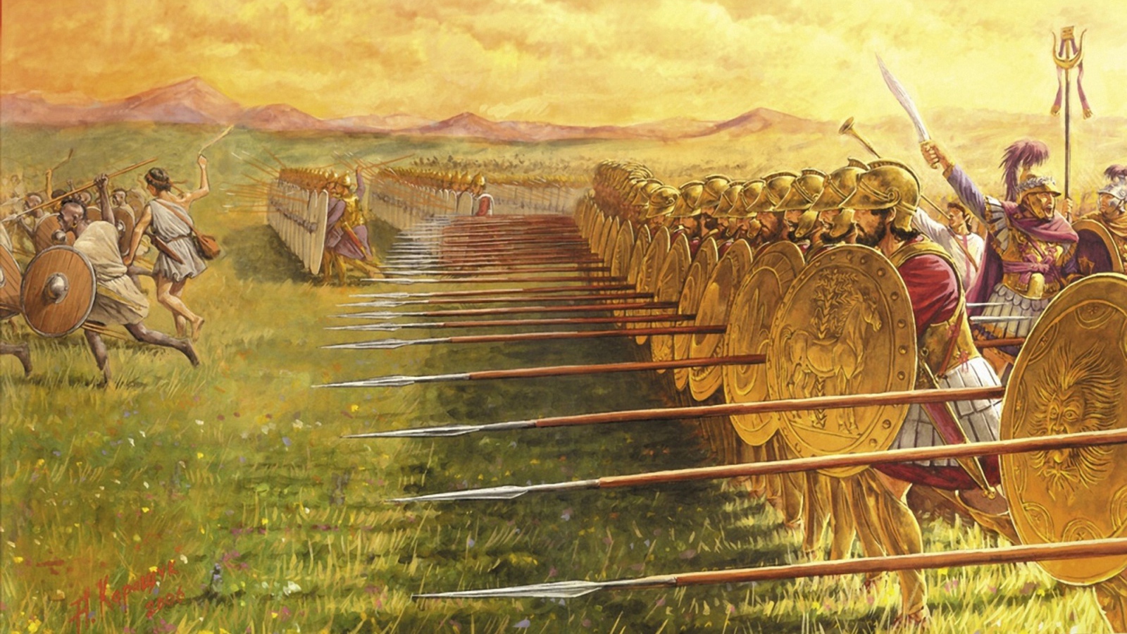 Римская армия наступает