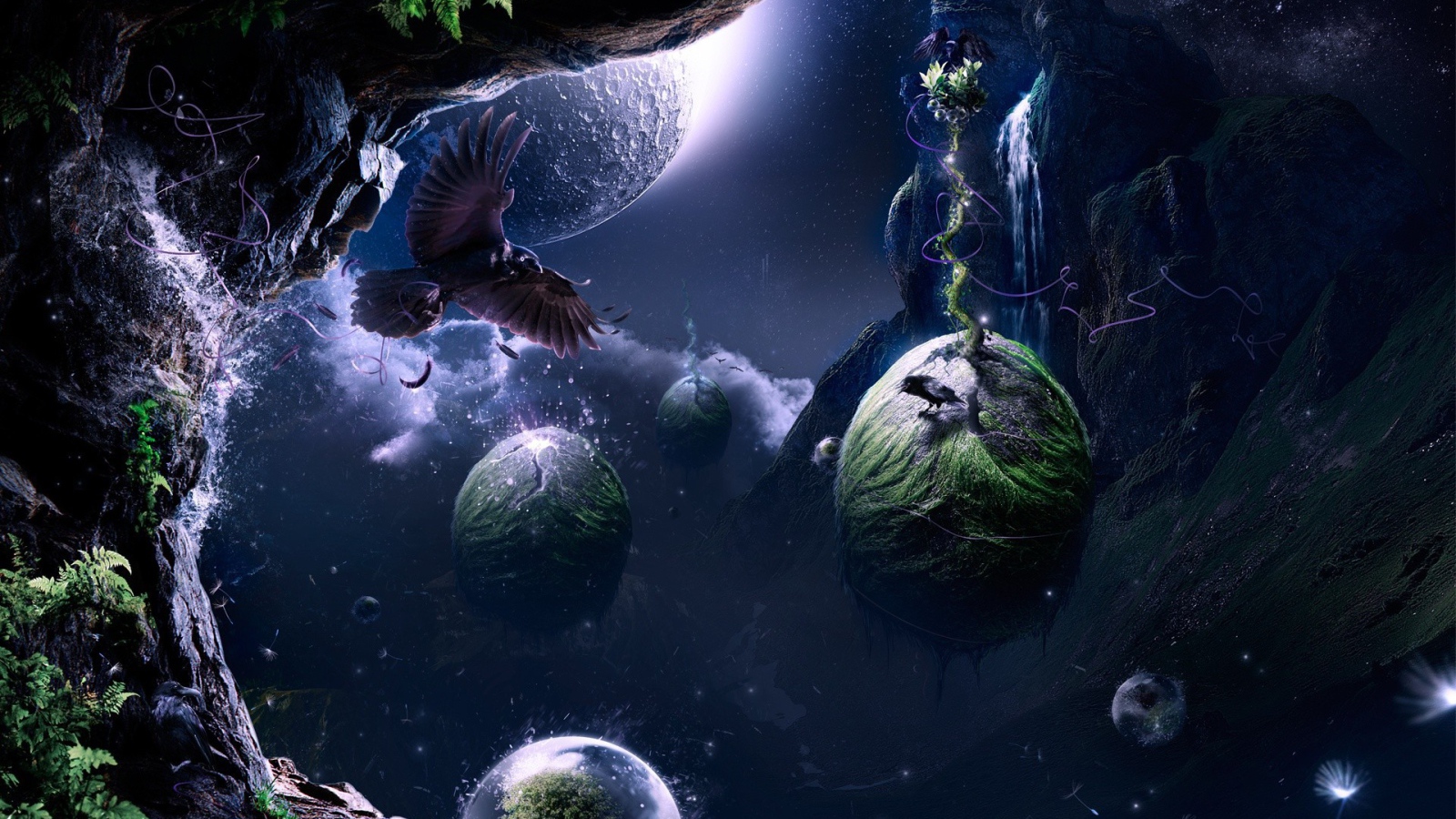 Мир летающих овальных камней