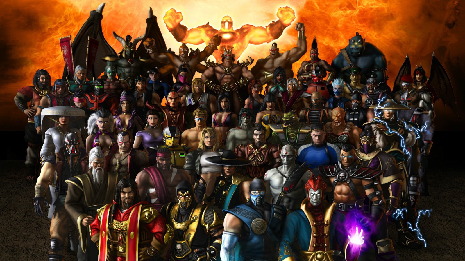 Все персонажи игры Mortal Kombat