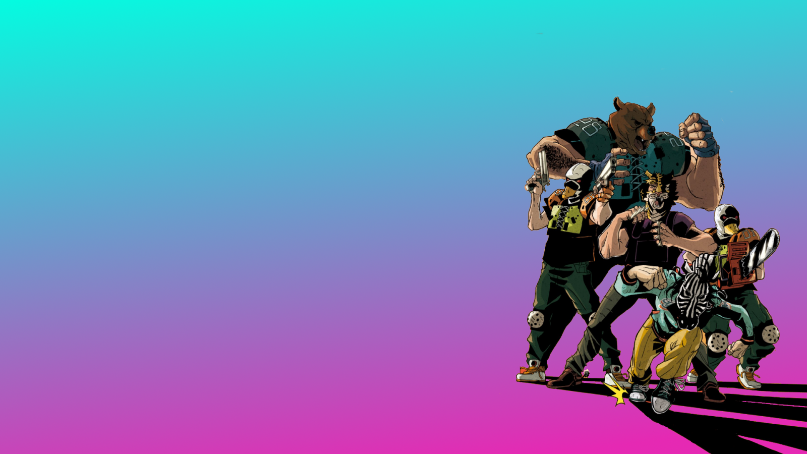 Все герои игры Hotline Miami