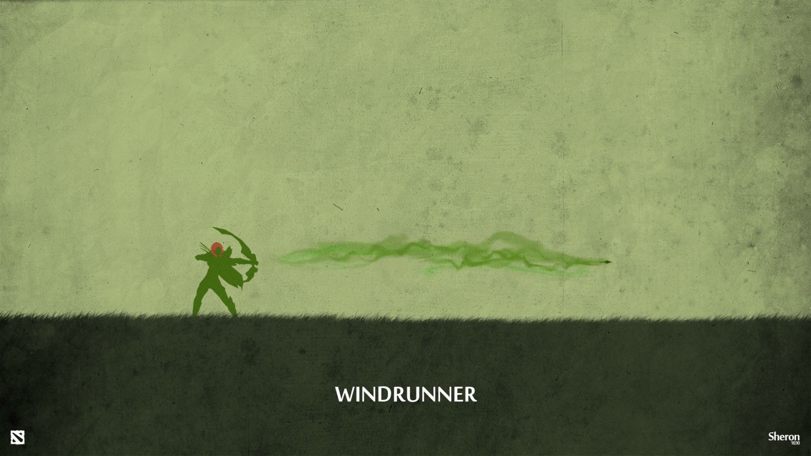 Лучник Windrunner из игры Дота