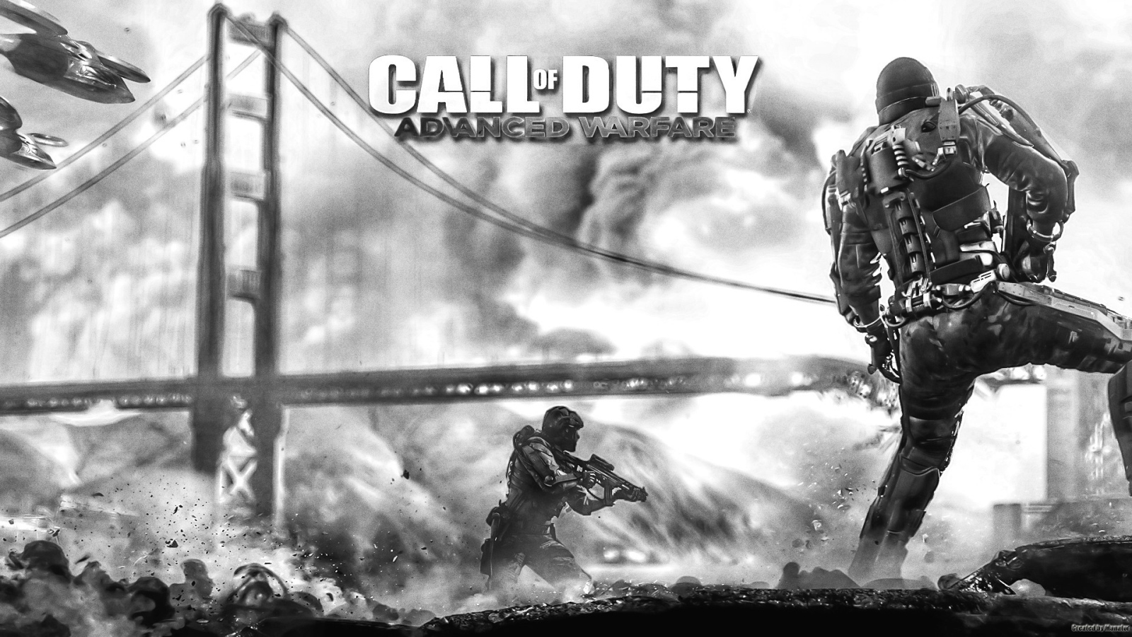 Красивая игра Call of Duty Advanced Warfare