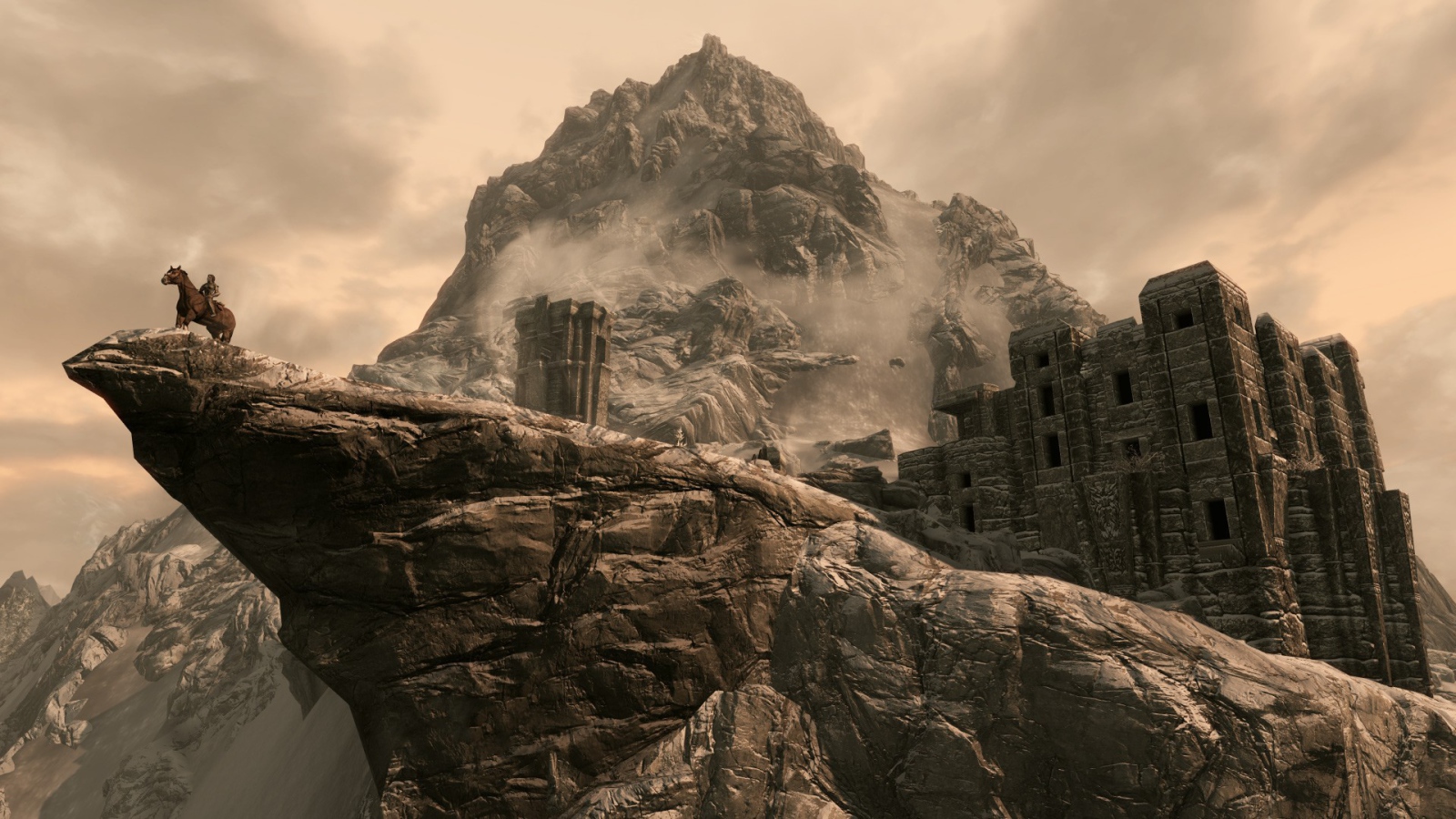 Замок в горах, игра The Elder Scrolls V Skyrim