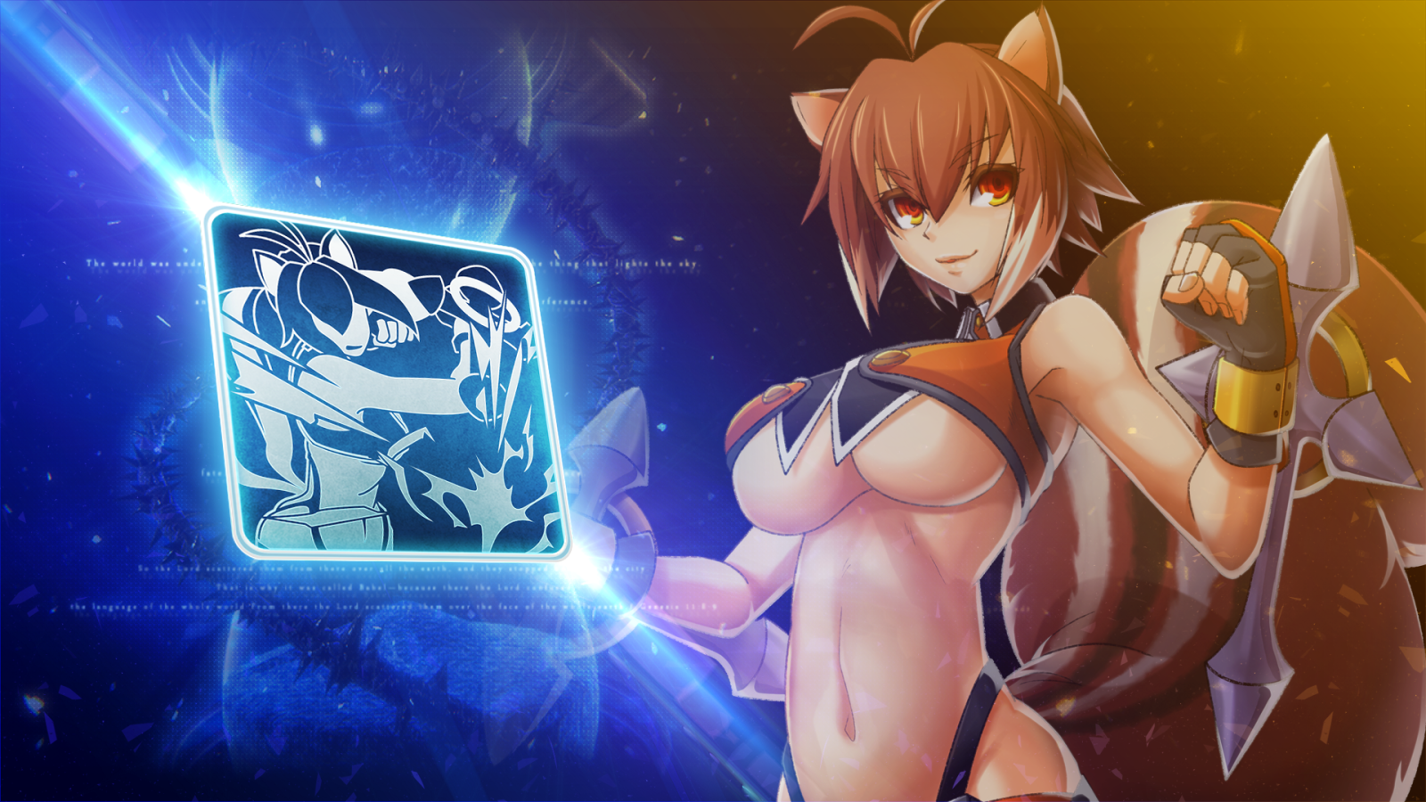 Женщина кошка в игре Blazblue