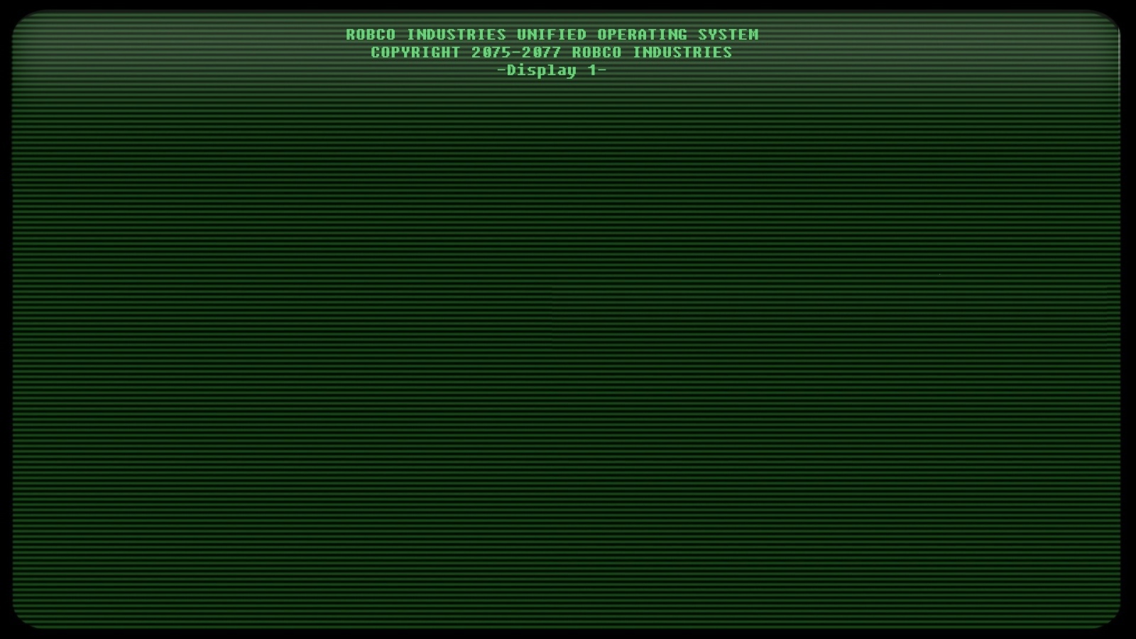 Дисплей компьютера в игре