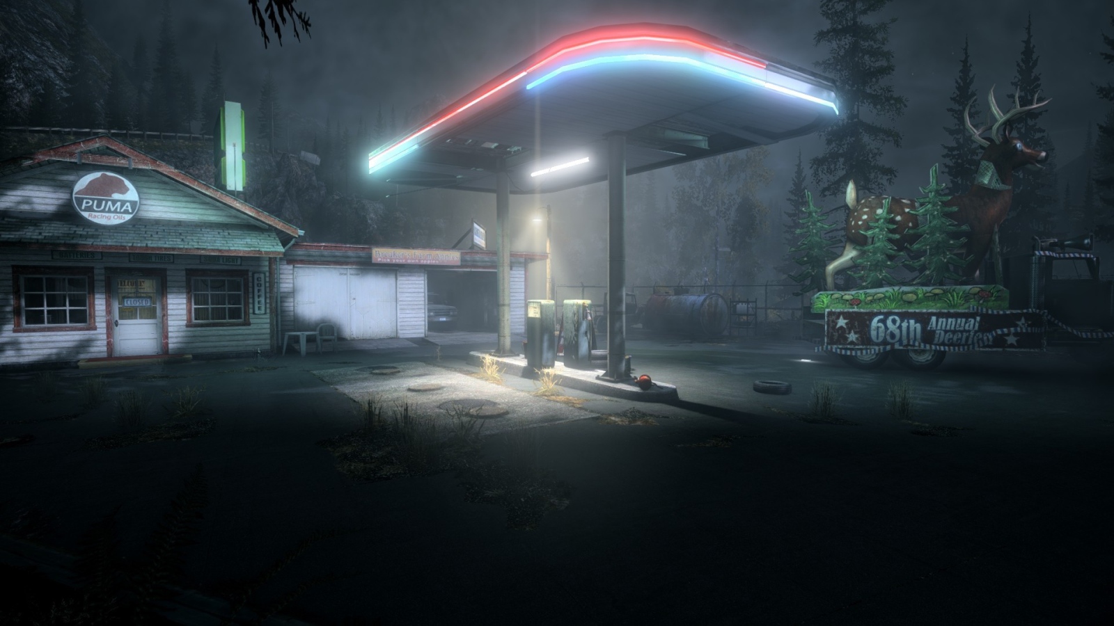 Заправка в игре Alan Wake