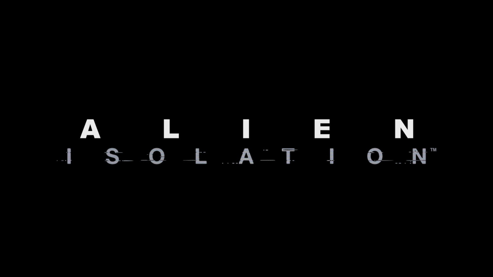 Игра Alien Isolation, черный фон