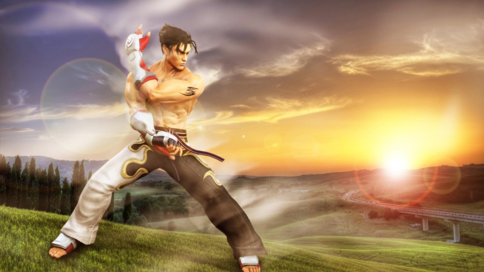 Джин Казама из игры Tekken