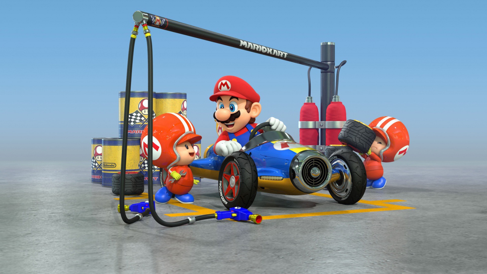 Марио в игре Mario Kart 8