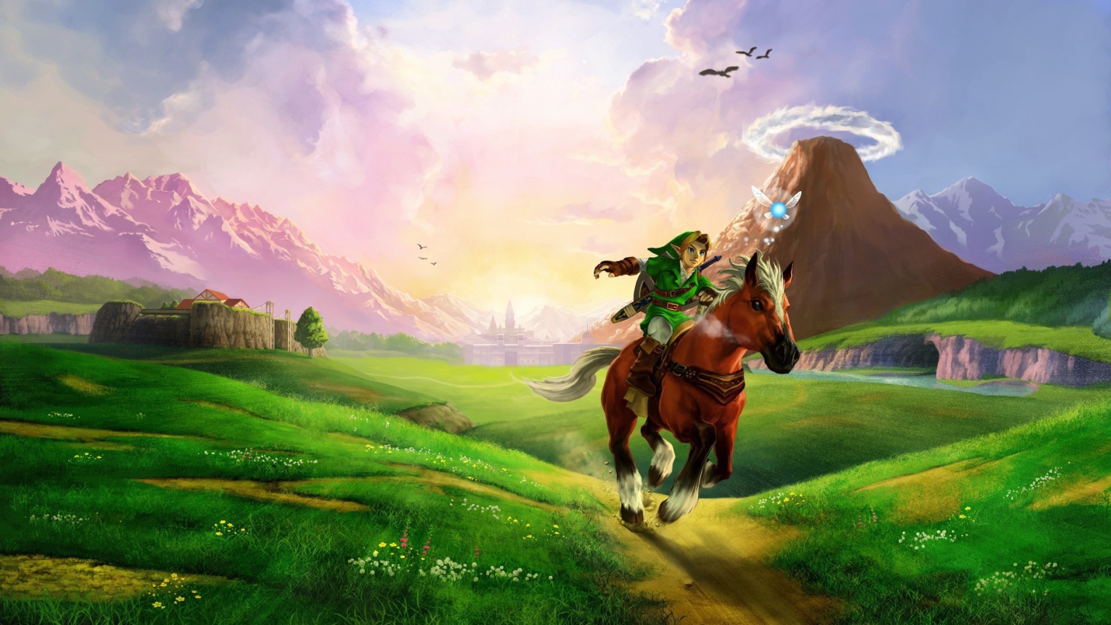 Всадник на коне из игры The Legend of Zelda