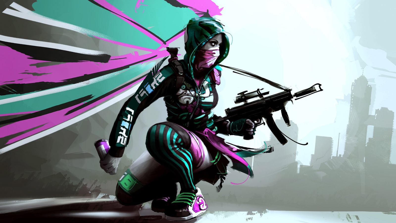 Девушка из онлайн игры All Points Bulletin