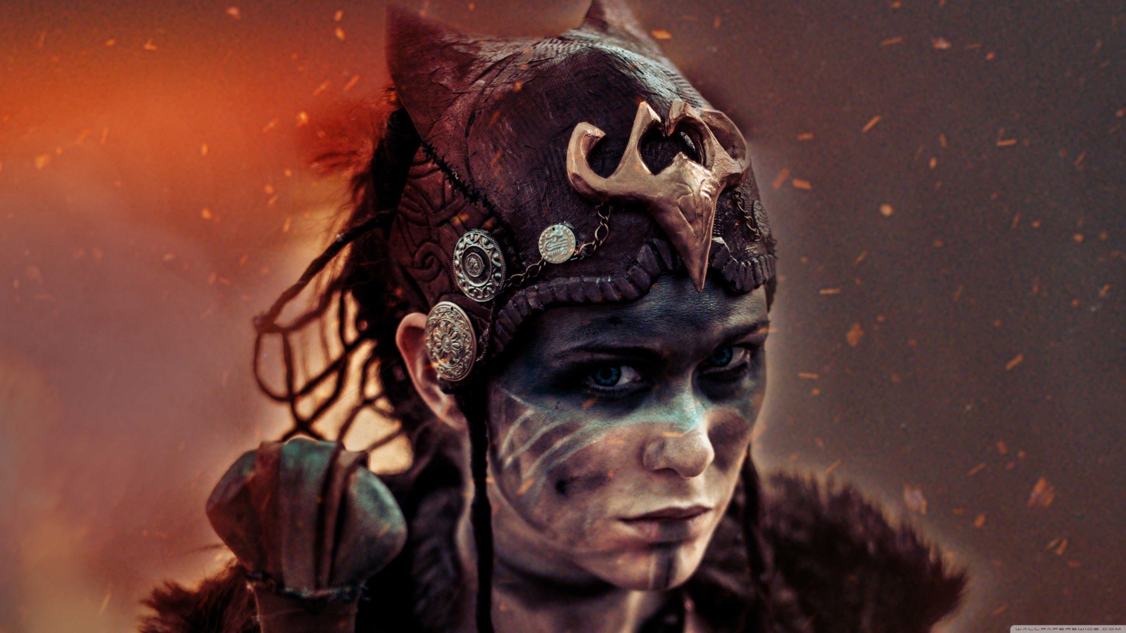 Девушка из видеоигры Hellblade
