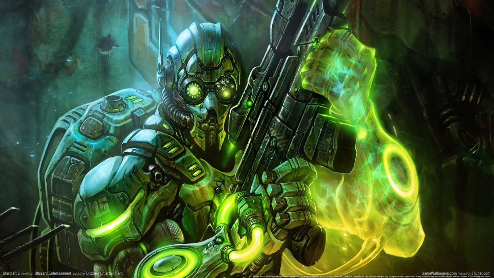 Воин андроид в игре Starcraft II