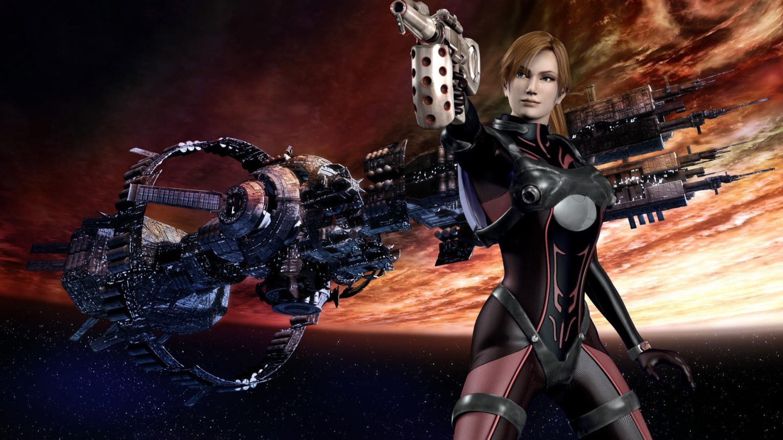 Воин из игры Dino Crysis