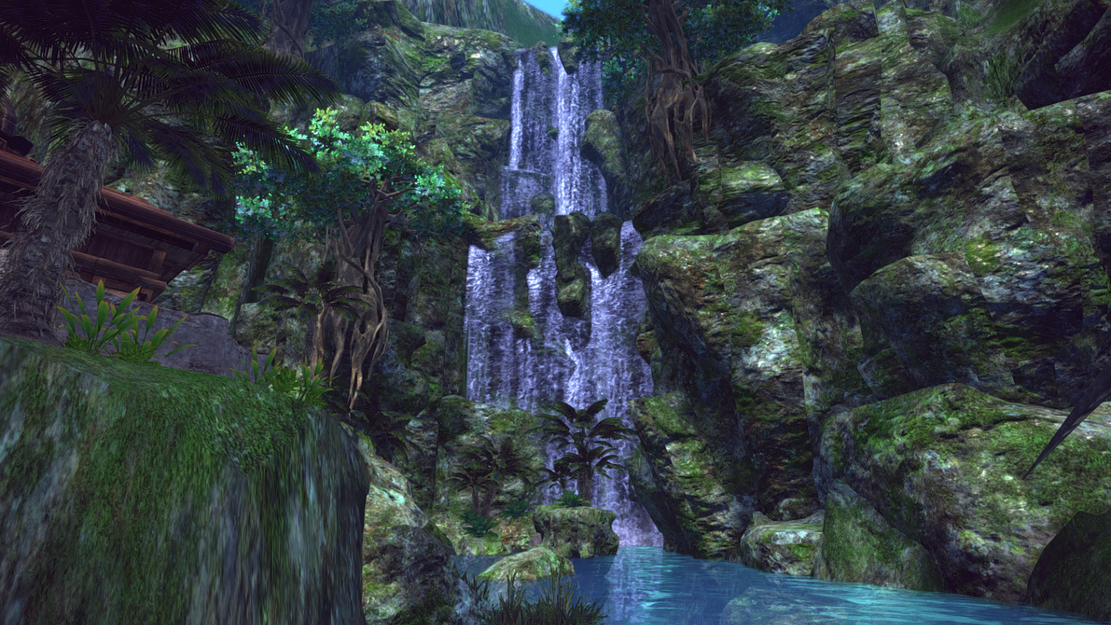 Водопад в игре Tera