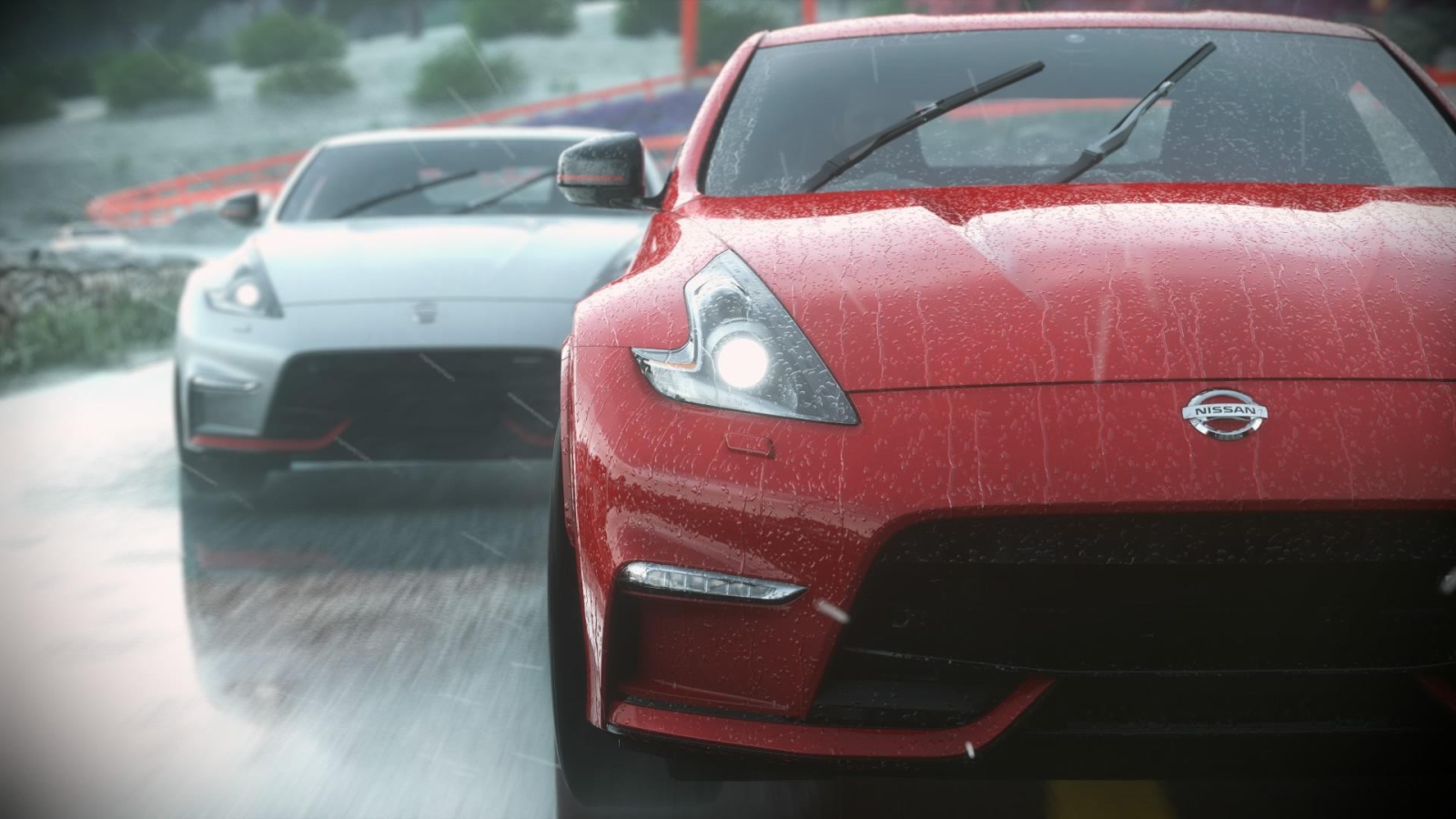 Мокрый Ниссан в игре Driveclub