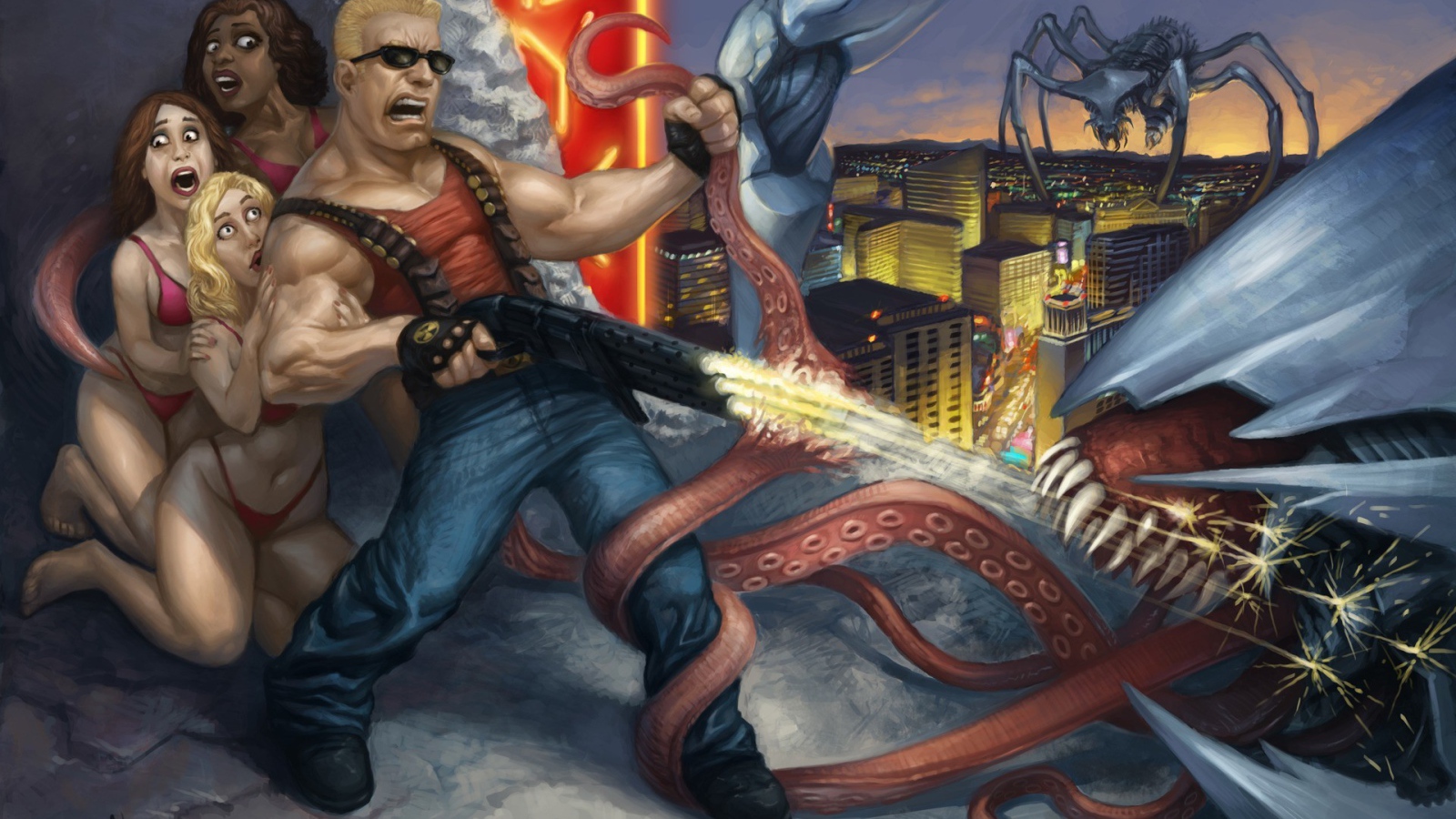 Мир игры Duke Nukem