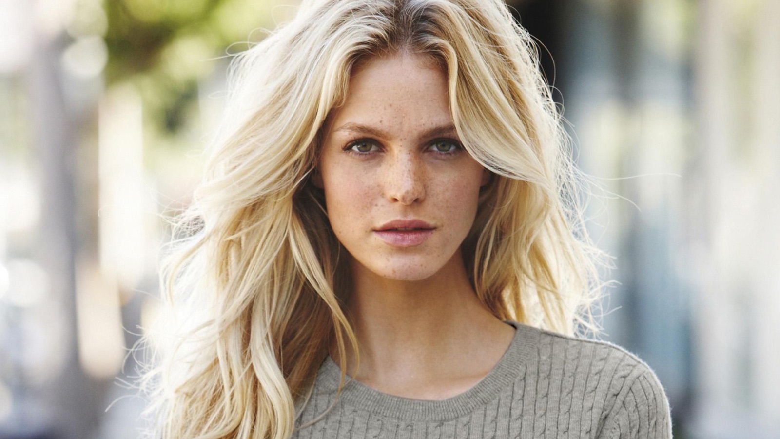 Модель блондинка Эрин Хитертон