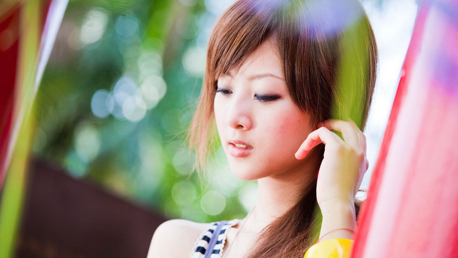 Девушка модель Микако Чанг