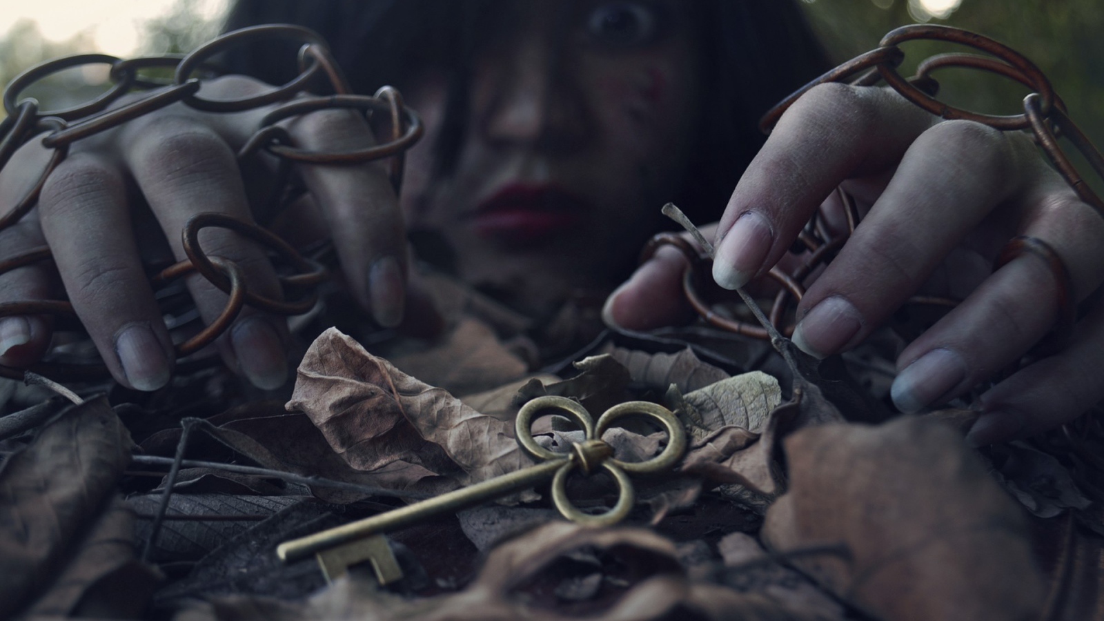 Девушка нашла ключ