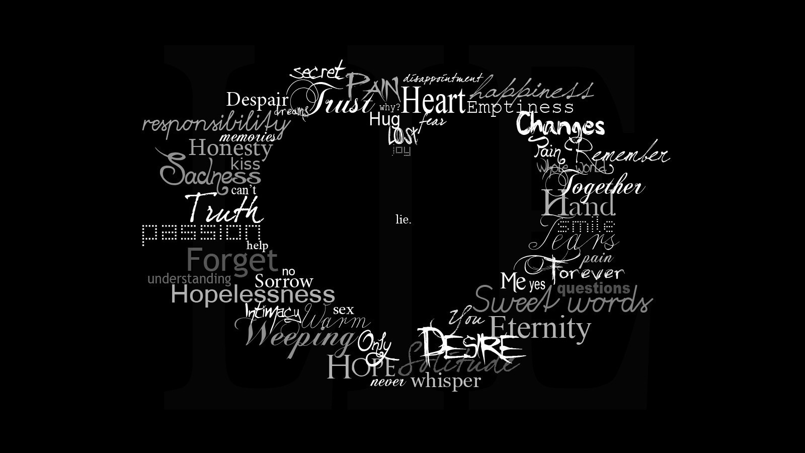 Слова, описывающие любовь