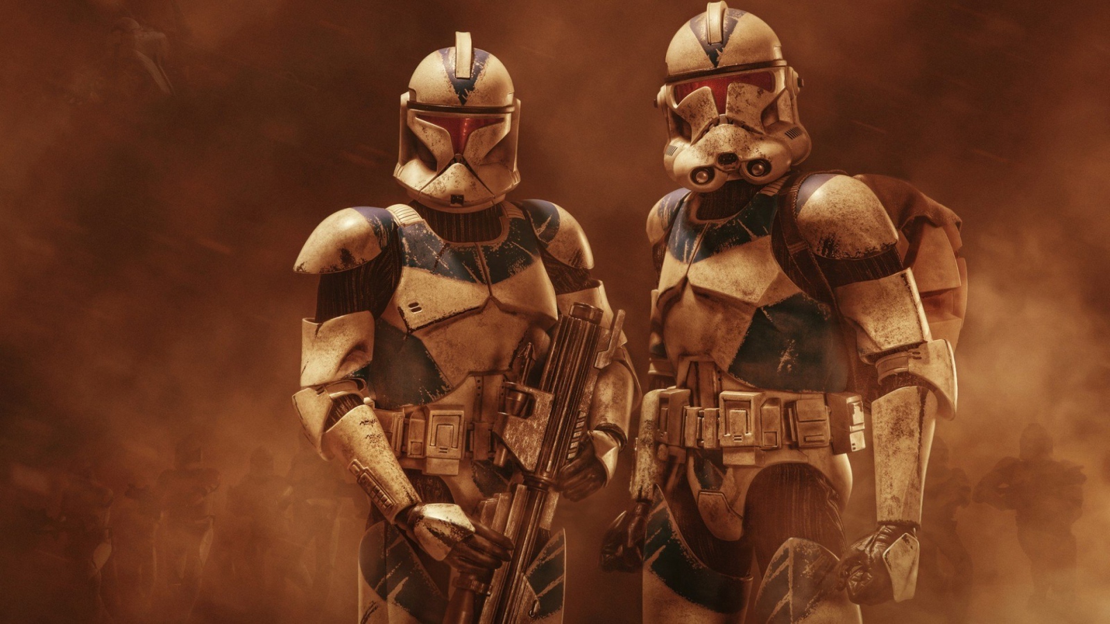 Imperial stormtroopers in Star Wars