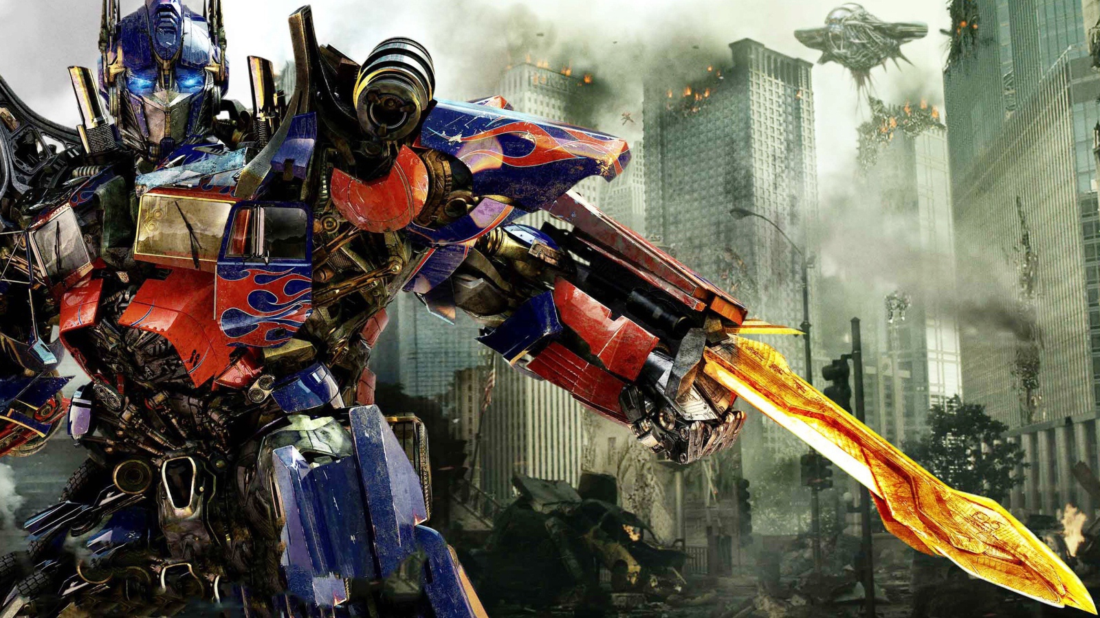 Робот с огненным мечом, фильм Трансформеры